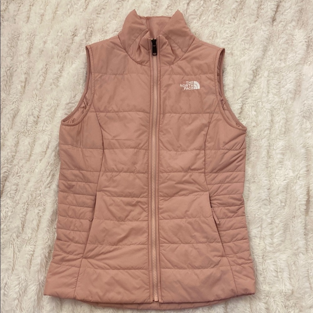 The North Face Light Pink Quilted Vest
